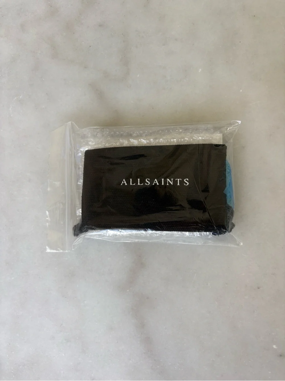 AllSaints Box Chain Two Tone Ball Earrings Warm Brass Mix New With Tags - Picture 4 of 11